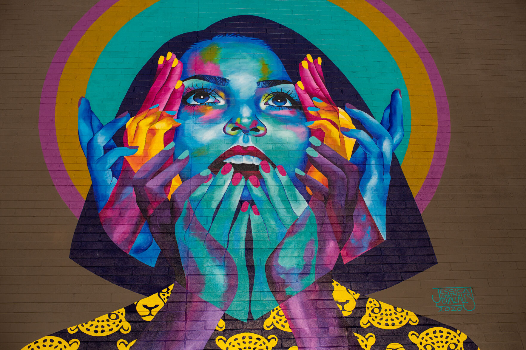 The Loft Cinema mural